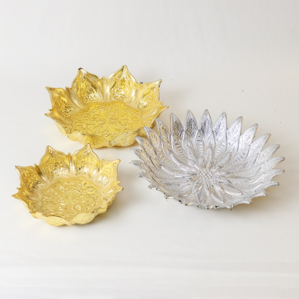 Gold and Silver Plates
